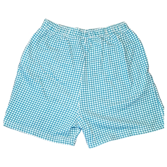 Newport News Teal And White Shorts Unisex - Picture 4 of 5